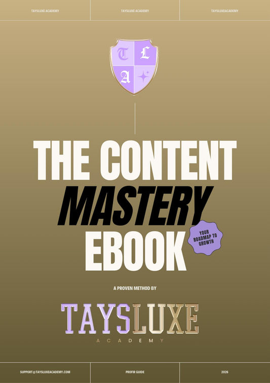 Taysluxe Academy Content Mastery 1131